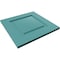 Ekena Millwork 12"W x 12"H True Fit PVC Raised Panel Shutters Sample, Pure Turquoise SAMPLE-TFPRPPT - alternate 3